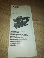Bedienungsanleitung aeg vs130 gebraucht kaufen  Hannover