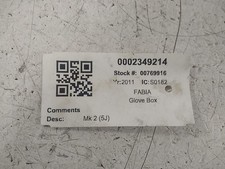 Skoda fabia glove for sale  SKELMERSDALE