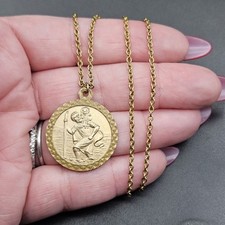 vintage gold st christopher for sale  HATFIELD
