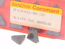 NOVO 10 PEÇAS. SANDVIK R166G-3BA-100 GRAU: INSERÇÕES DE METAL DURO S10T comprar usado  Enviando para Brazil