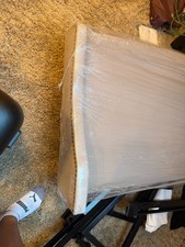Beige headboard matress for sale  Northbrook