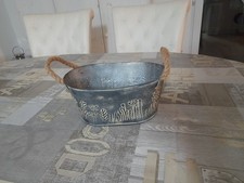 Blumentopf metall henkel gebraucht kaufen  Gernsbach