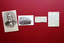 Autografo giuseppe verdi usato  Italia