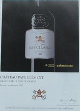 Publicite chateau pape d'occasion  Cires-lès-Mello