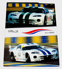 1996 DODGE VIPER GTS-R - Kit de imprensa de corrida LeMANS 24 HORAS - Chrysler Viper comprar usado  Enviando para Brazil