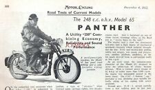 Panther model 248cc for sale  SIDCUP