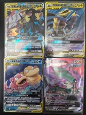 Reshiram Zekrom Rayquaza Slowpoke Psyduck...GX-Pokemon TCG S- Lote Chinês de 4 comprar usado  Enviando para Brazil