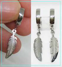 Orecchini piuma cerchio usato Orecchini piuma cerchio usato  Napoli