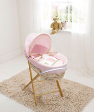 Girls pink moses for sale  LOUGHBOROUGH