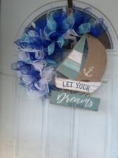 Beach wreath welcome for sale  East Palestine