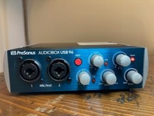 Usado, Interface de áudio PreSonus AudioBox USB 96 + cabo USB – 24 bits 96kHz – Testado comprar usado  Enviando para Brazil