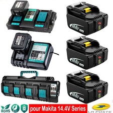 Batterie pour Makita 14,4V Series BL1450 BL1440 BL1415 196875-4 194558-0 chargur, używany na sprzedaż  Wysyłka do Poland
