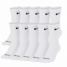 Nike High White Socks Size 35/38 Dri-Fit (6 Pairs), używany na sprzedaż  PL