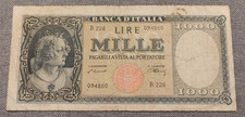 1000 lire italia usato  Roma