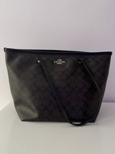 Coach leather tote for sale  LONDON