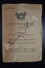 Regio decreto umberto usato  Monte di Procida