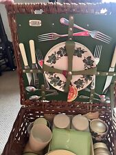 picnic basket set for sale  SWINDON