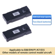 Bateria de drone de controle remoto 1 peça 3600mAh para E88 E88PRO E88MAX E525 E99 E99PRO P1 P5PRO K3 comprar usado  Enviando para Brazil