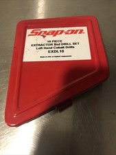 Usado, Conjunto de extrator de broca Snap-On EXDL10 10 peças LH cobalto comprar usado  Enviando para Brazil
