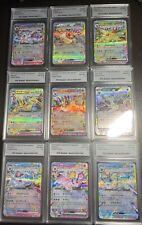 2024 Pokemon Terastal Festival Eevee Evolution Zestaw 9 sztuk TCC Graded Gem W idealnym stanie 10 na sprzedaż 2024 Pokemon Terastal Festival Eevee Evolution Zestaw 9 sztuk TCC Graded Gem W idealnym stanie 10 na sprzedaż  Wysyłka do Poland