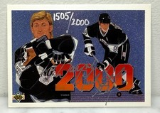 1990-91 Wayne Gretzky Upper Deck Autograph Signed #545 Limited Edition of 2000 for sale  Saint Louis
