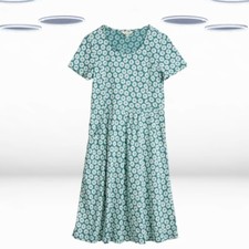 Usado, Vestido de jersey Ex Seasalt feminino manga curta fit & flare verde-azulado comprar usado  Enviando para Brazil