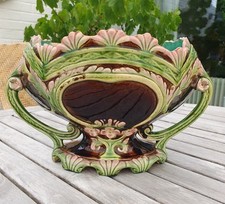 Jardinière antique majolique d'occasion  Expédié en France