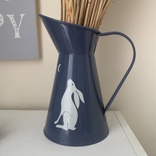 Metal pitcher blue for sale  TAUNTON