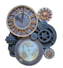 Wanduhr zahnräderuhr design gebraucht kaufen  Bottrop