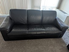 Black leather sofa for sale  College Park