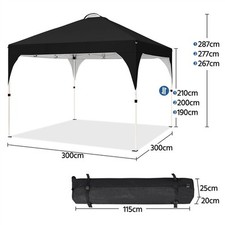 Pop gazebo 3x3m for sale  IPSWICH