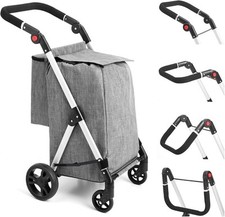 Folding grocery trolley for sale  SALFORD