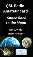 Cartão de rádio amador QSL – Satélites lunares de corrida espacial – Selecione na lista – SP, usado comprar usado  Enviando para Brazil