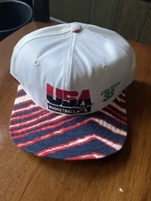 Chapéus esportivos vintage Team USA Larry Bird Snapback original Dream Team NBA comprar usado  Enviando para Brazil