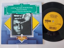 Roberta Flack - Killing Me Softly/ The First Time Ever I Saw Your Face 7'' Vinyl comprar usado  Enviando para Brazil