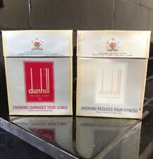 2 paquetes vintage de cigarrillos vacíos rojos Dunhill de lujo de tabaco segunda mano  Embacar hacia Mexico