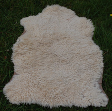 Vintage cream sheepskin for sale  NEWTON ABBOT