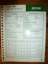 4701 fiche technique d'occasion  France