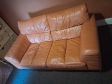 Large leather sofa for sale  LOWESTOFT