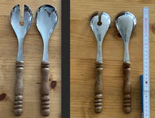 Vintage salatbesteck holz gebraucht kaufen  Kerken