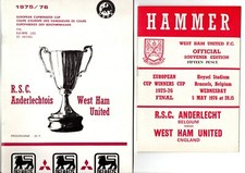 Anderlecht west ham for sale  LONDON