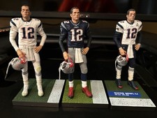 Lote de bonecos Tom Brady Patriots McFarlane Madden 18 e 19 Super Bowl LI Color Rush comprar usado  Enviando para Brazil