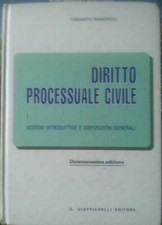 Diritto processuale civile usato  Roma