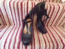 Clarks black leather for sale  FRODSHAM