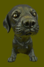 Usado, Labrador Chien Bronze Domestique Statue Sculpture Breeder Niche Bust Décore comprar usado  Enviando para Brazil
