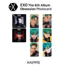 Cartão fotográfico oficial EXO 6º álbum OBSESSION KAI comprar usado  Enviando para Brazil