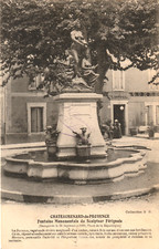 Cpa châteaurenard fontaine d'occasion  Expédié en France