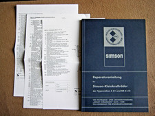 Reparaturanleitung simson schw gebraucht kaufen  Meiningen