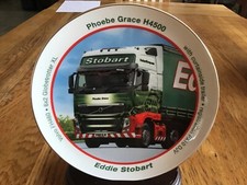 Usado, PLACA EDDIE STOBART - PHOEBE GRACE H4500 - CAMINHÃO REBOQUE CORTINA VOLVO FH460 comprar usado  Enviando para Brazil