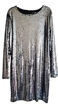 Boohoo silver sequin for sale  Maspeth